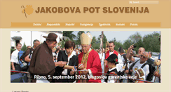 Desktop Screenshot of jakobova-pot.si